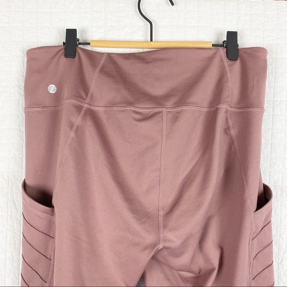 Z by Zella High Waist Leggings w/ Media Pockets XL - Picture 4 of 8